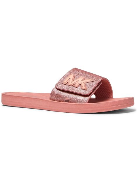 michael kors pink slides